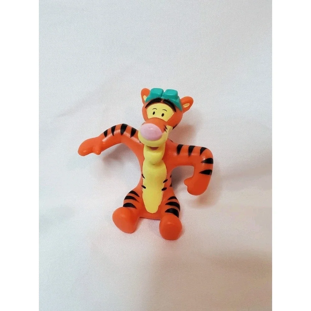 Vintage Disney Winnie the Pooh & Friends PVC Figure Cake Topper Tigger Goggles